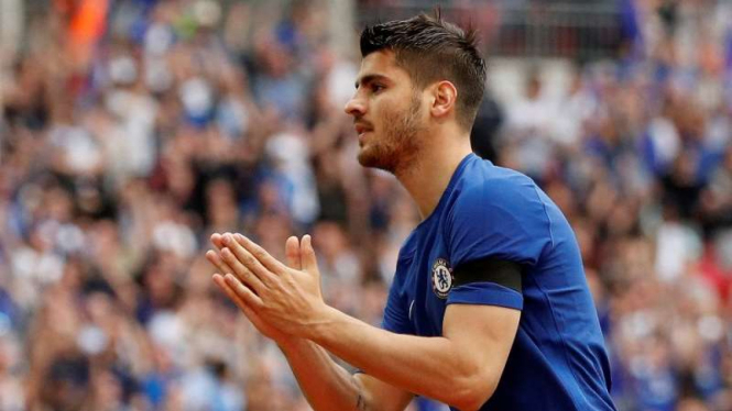 Penyerang Chelsea, Alvaro Morata