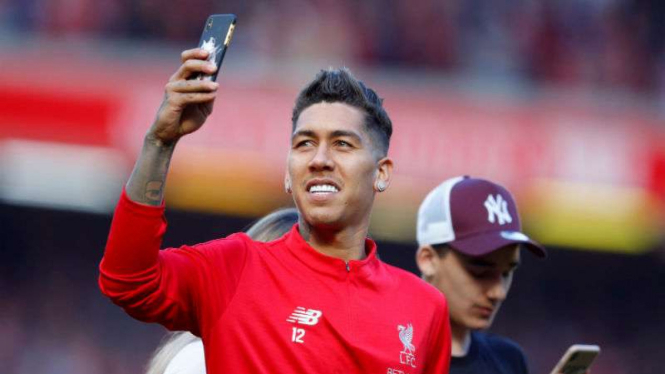 Striker Liverpool, Roberto Firmino.