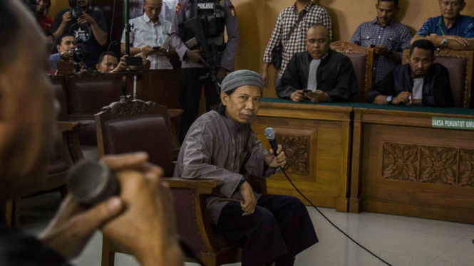Sidang kasus terorisme Aman Abdurrahman di PN Jakarta