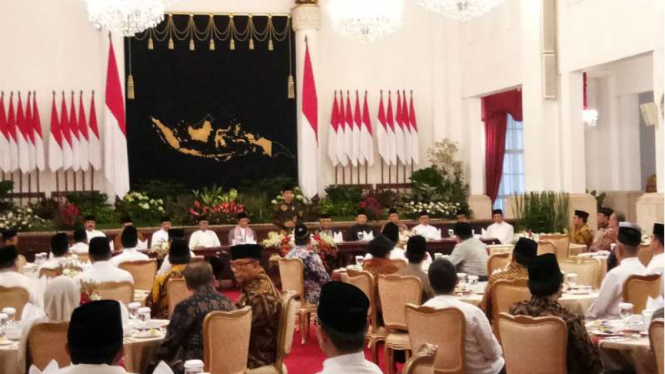 Buka puasa Presiden Jokowi bersama kepala lembaga negara