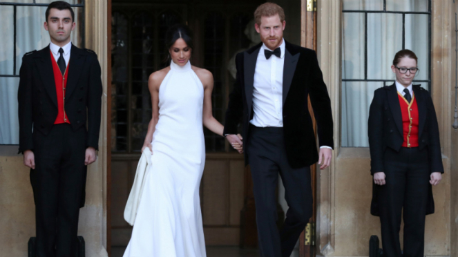 Pangeran Harry dan Meghan Markle.