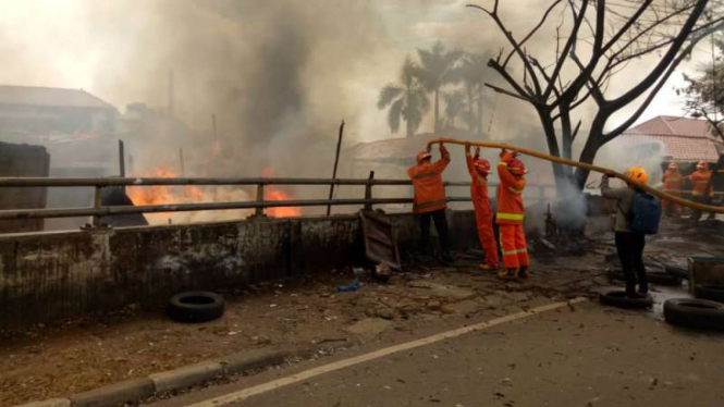 Kebakaran di Cipinang.