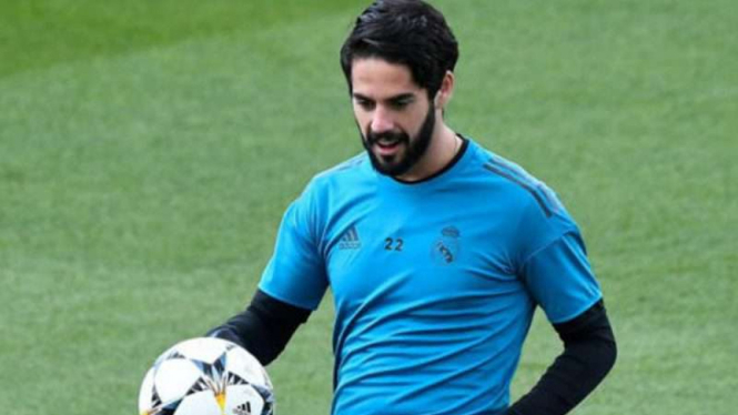 Gelandang Real Madrid, Isco.