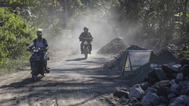 Jalur evakuasi Gunung Merapi di Sleman, DI Yogyakarta