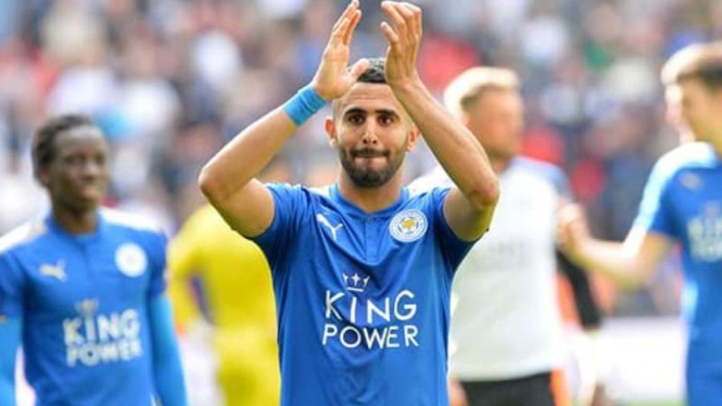 Winger Leicester City, Riyad Mahrez.