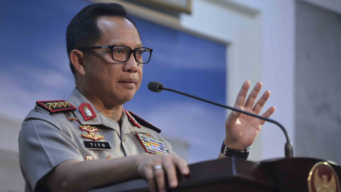 Kapolri Jenderal Pol Tito Karnavian.