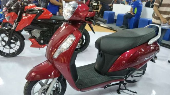 Suzuki Access 125 dipamerkan di Jakarta Fair Kemayoran 2018