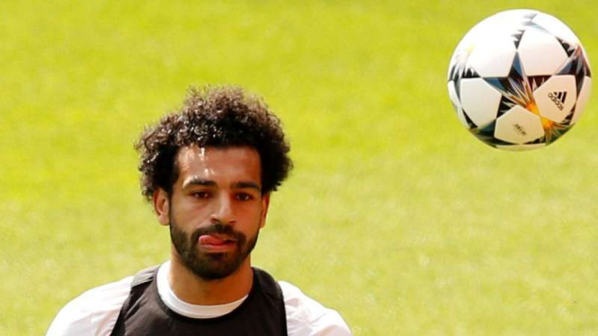 Pemain Liverpool, Mohamed Salah.