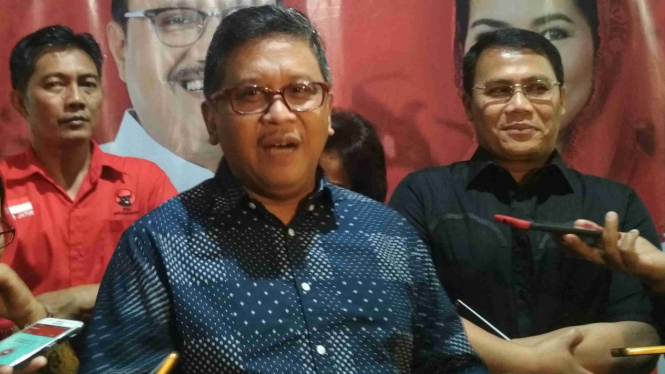 Sekjen PDIP sekaligus Sekretaris TKN Jokowi-Ma'ruf, Hasto Kristiyanto