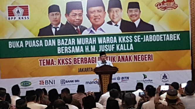 Wapres JK Hadiri Buka Puasa BPP Kerukunan Keluarga Sulawesi Selatan