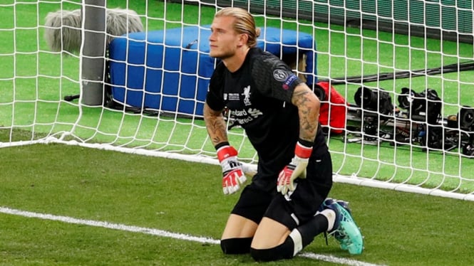 Kiper Liverpool, Loris Karius dalam laga final Liga Champions