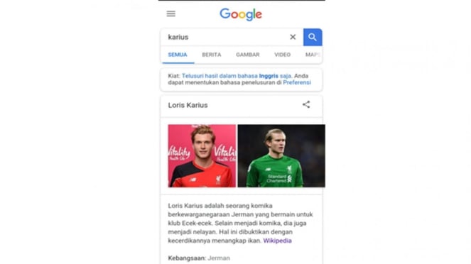 Meme kocak untuk kiper Liverpool, Loris Karius