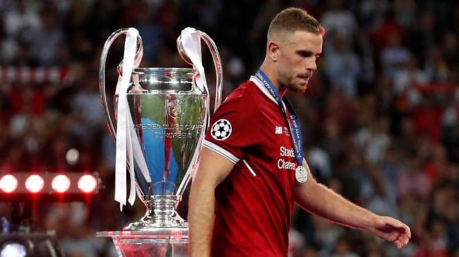 Kapten Liverpool, Jordan Henderson, usai kalah di final Liga Champions