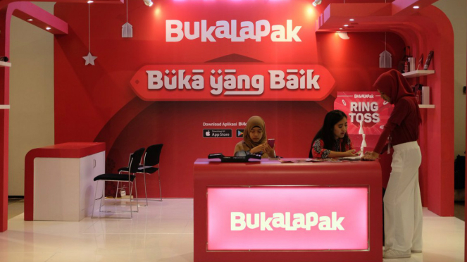 Booth Bukalapak.