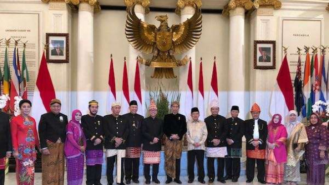 Upacara peringatan Hari Lahir Pancasila ke-73 di Gedung Pancasila, Jakarta