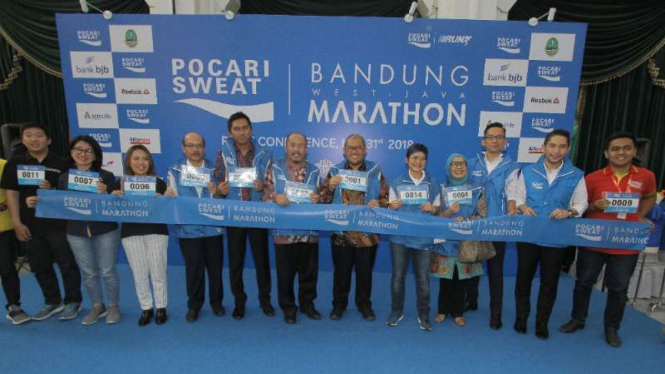 Konferensi pers Bandung West Java Marathon.