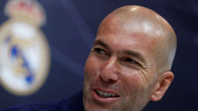 Eks pelatih Real Madrid, Zinedine Zidane.