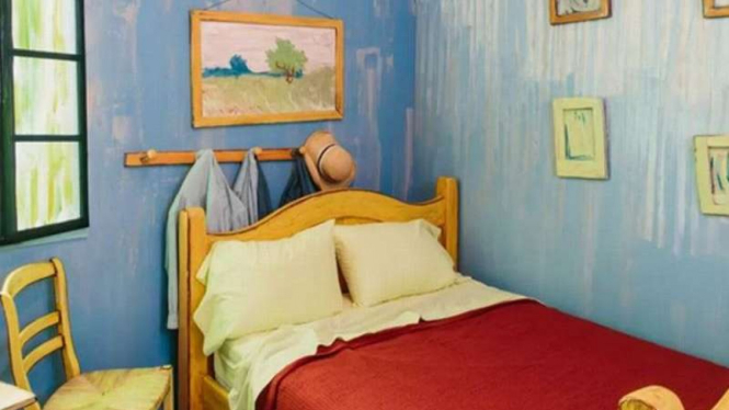  Kamar  Tidur Ini Bernilai Seni Lukisan  Van Gogh