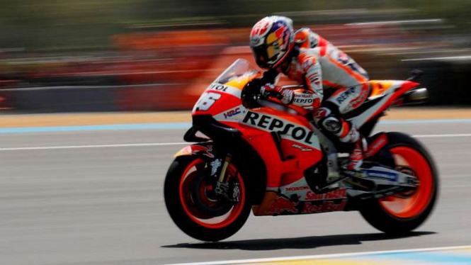 Pembalap Repsol Honda, Dani Pedrosa.