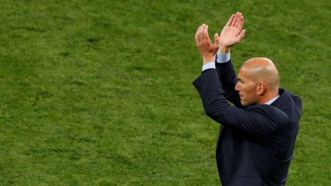 Eks pelatih Real Madrid Zinedine Zidane