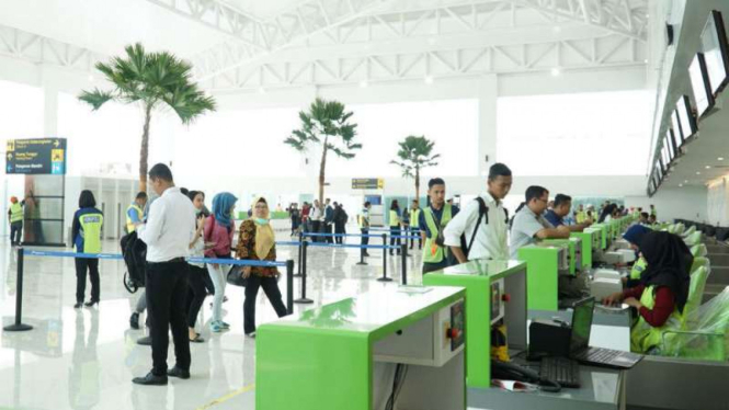 Pelayanan terminal Bandara baru Internasional Ahmad Yani, Semarang, Jawa Tengah