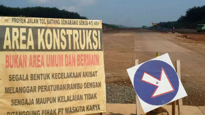 Jalan tol fungsional Semarang, Jawa Tengah, Rabu, 6 Juni 2018.