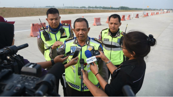 Kepala Bagian Operasi Korlantas Polri Komisaris Besar Polisi Benyamin