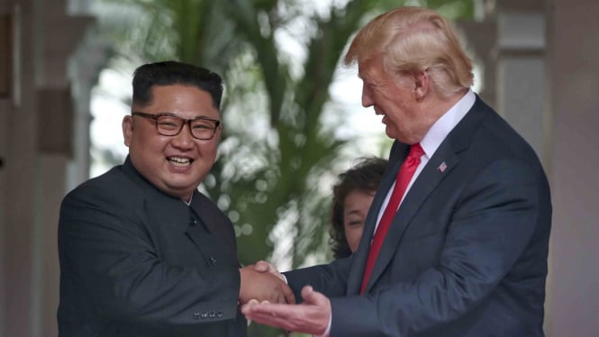 Pertemuan Donald Trump dan Kim Jong-un di Singapura