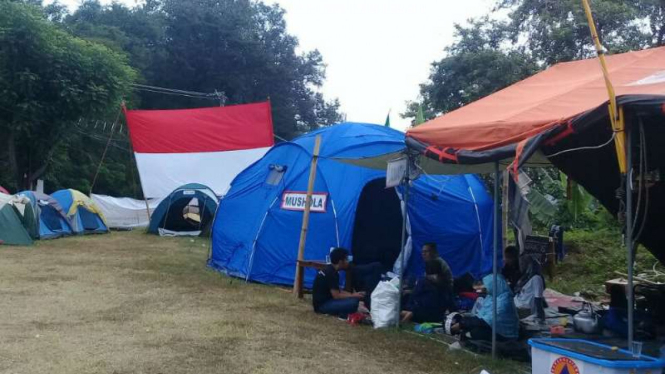 Rest area tenda camping di Semarang, Jawa Tengah