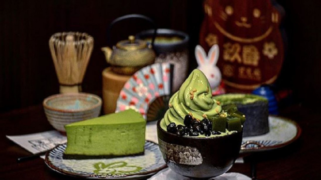 Menu di Amausaan Uji Matcha