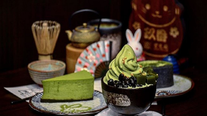 Menu di Amausaan Uji Matcha