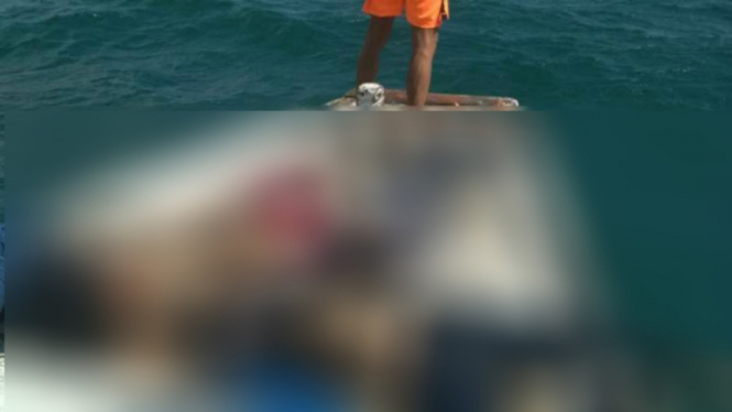 Pencarian korban KM Arista yang tenggelam di Pulau Kayangan, Sulsel.