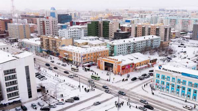 Kota Yakutsk di Rusia.