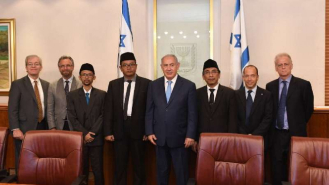 Yahya Cholil Staquf kunjungi PM Israel Benjamin Netanyahu