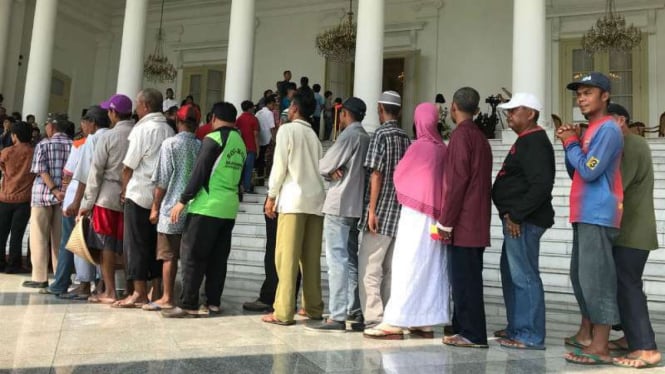 Istana Kepresidenan gelar open house Idul Fitri untuk masyarakat.