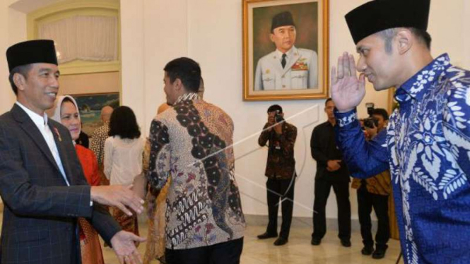 Presiden Jokowi dan AHY
