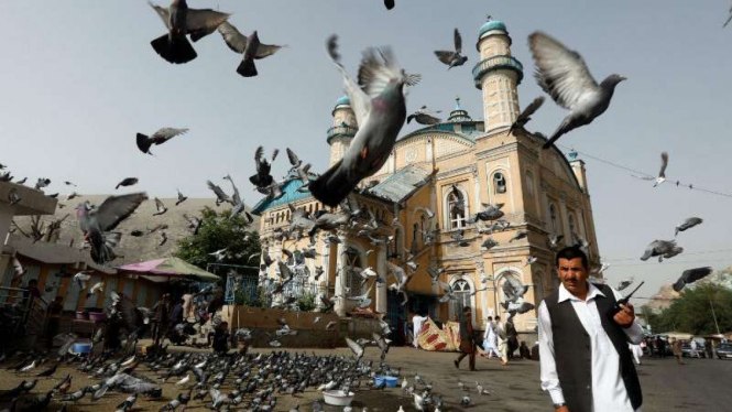 Suasana Idul Fitri 2018 di Kabul, Afghanistan