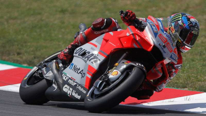 Pembalap Ducati, Jorge Lorenzo.