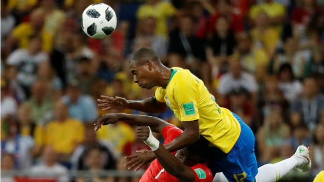 Duel Brasil versus Swiss di penyisihan Grup E Piala Dunia 2018