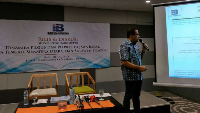 Direktur Eksekutif Indo Barometer, M. Qodari 