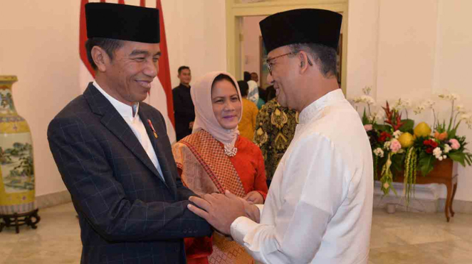 Presiden Jokowi dan Anies Baswedan