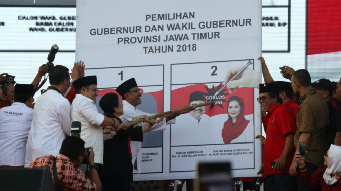Megawati hadiri kampanye akbar Gus Ipul-Puti Soekarno
