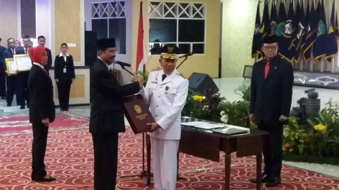 Prosesi Pelantikan PJ Gubernur Sumut Eko Subowo