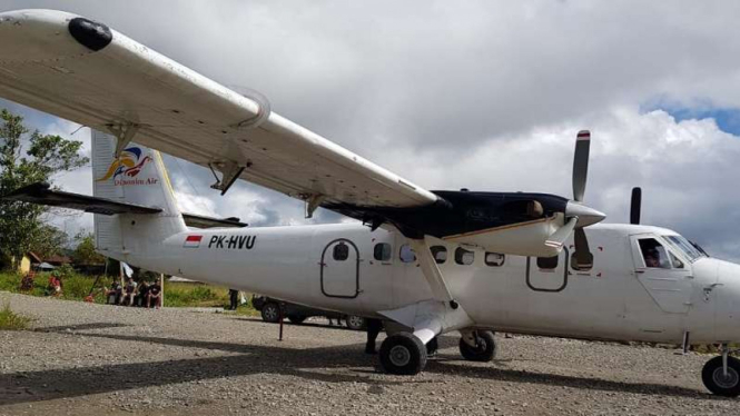 Pesawat Diminim Air ditembaki orang tak dikenal di Nduga Pegunungan Papua