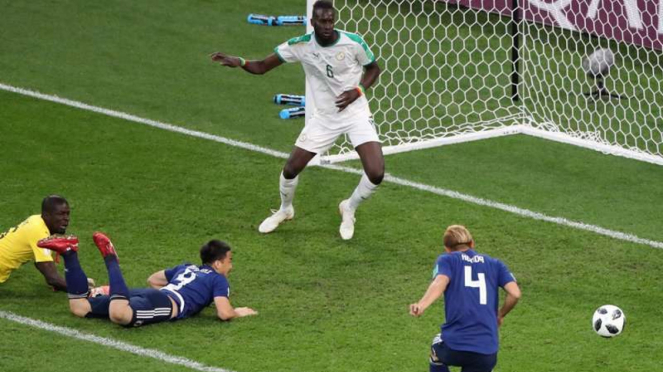 Jepang vs Senegal di Grup H Piala Dunia 2018.