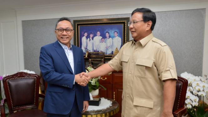Pertemuan Prabowo-Zulkifli Hasan