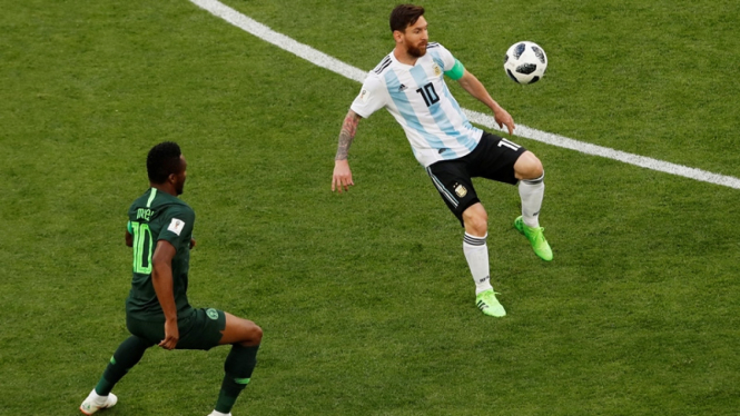 Pertandingan Nigeria vs Argentina di Piala Dunia 2018