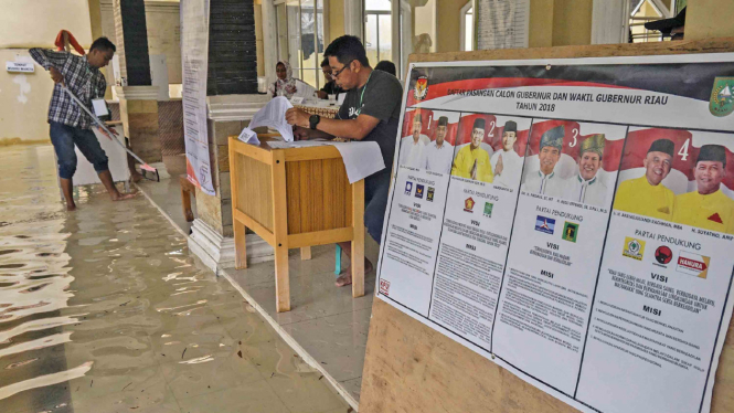 Proses Pilkada Serentak 2018 Pemilihan Gubernur dan Wakil Gubernur Riau