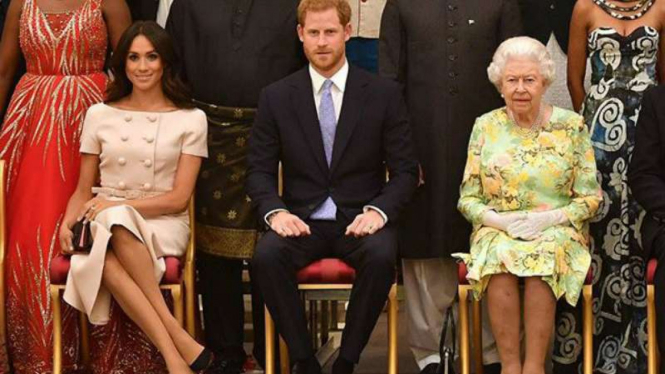 Meghan Markle, Pangeran Harry, dan Ratu Elizabeth