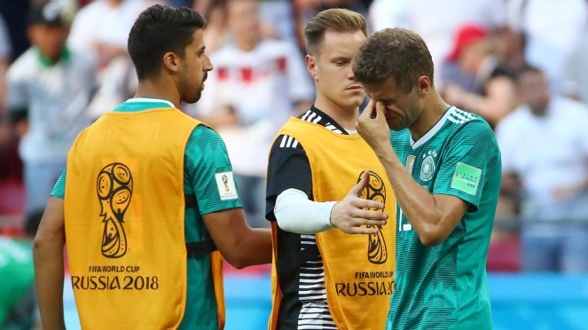 Kesedihan Pemain Jerman usai Tersingkir di Piala Dunia
